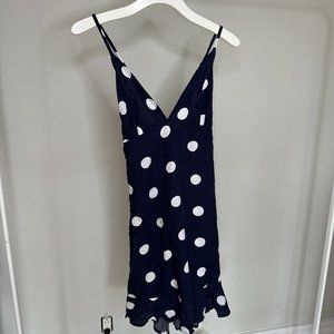 La Vie En Rose Polka Dot Mini Dress